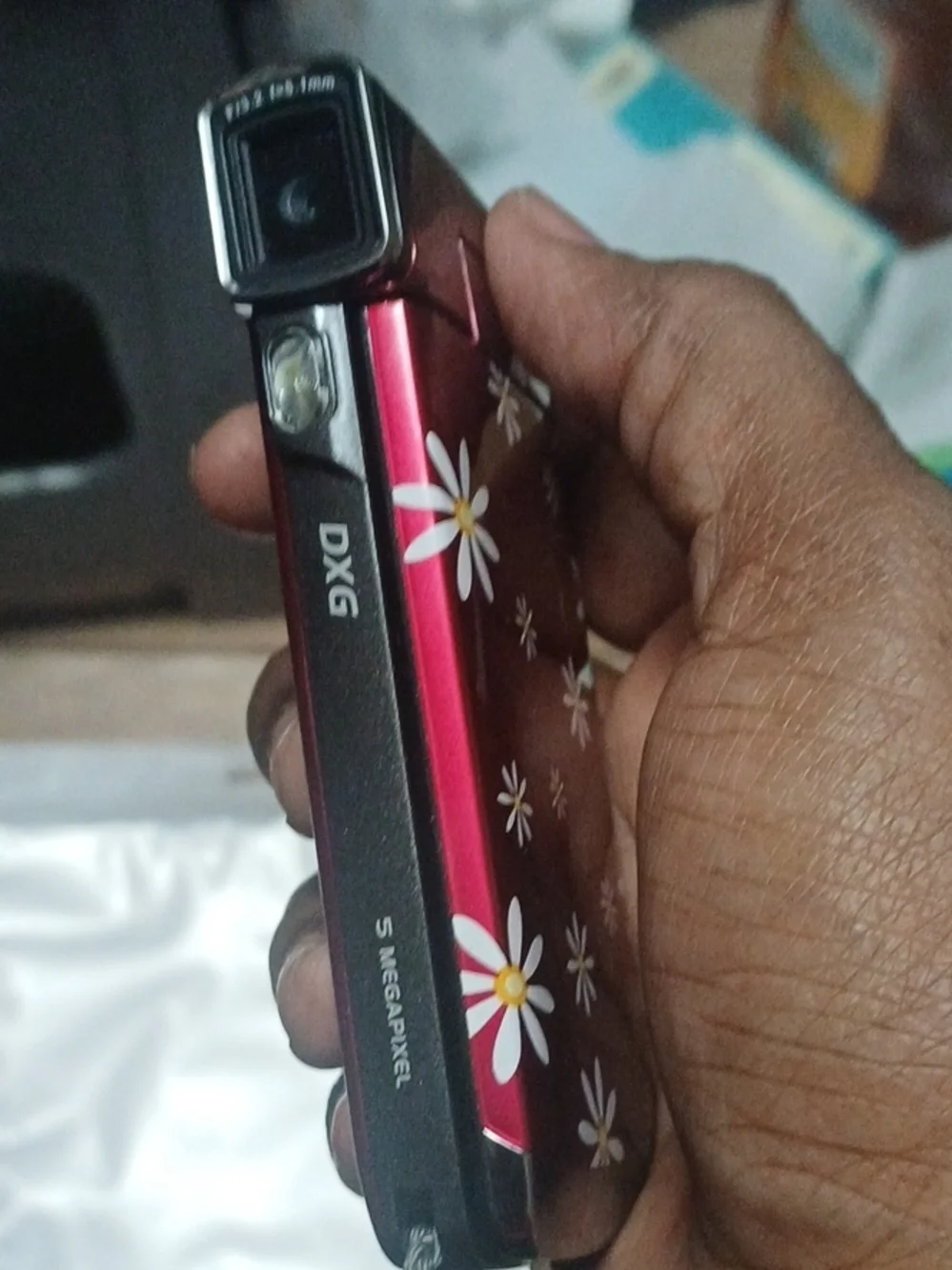 Digital Camcorder with Flip Screen - Black and Red